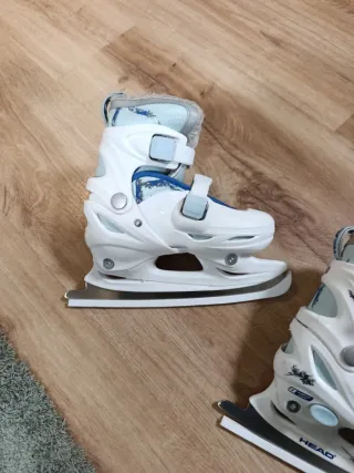 Patines de hockey blancos talla ajustable