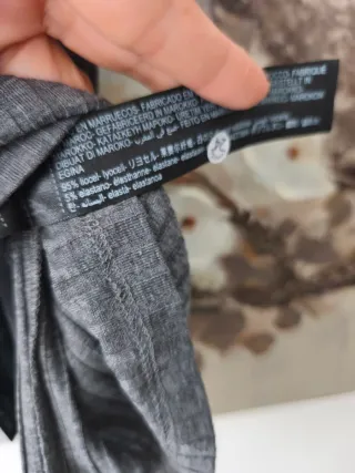 Top sin mangas Massimo Dutti gris Talla M