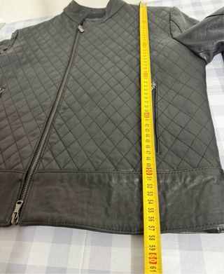 Giacca Uomo Vera Pelle Nera Taglia M