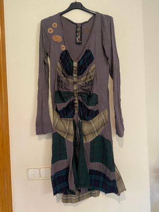 Vestido Desigual Patchwork Talla XL