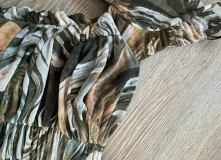 Vestido Zara estampado multicolor