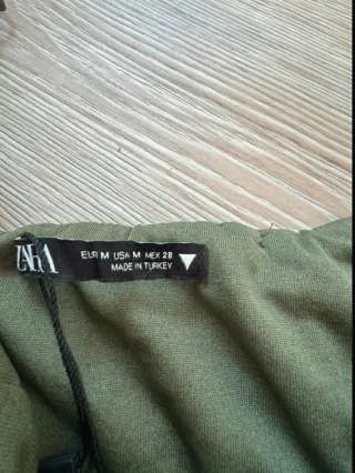 Vestido Zara estampado multicolor