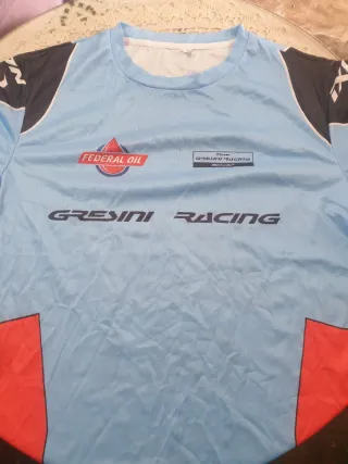 Camisa Gresini Racing Azul y Naranja