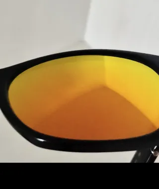 Occhiali da sole Persol 2953 neri lenti arancio