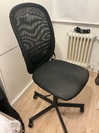 Silla de oficina negra 45x50 cm