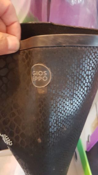 Botas de agua Giossepo negras con calaveras