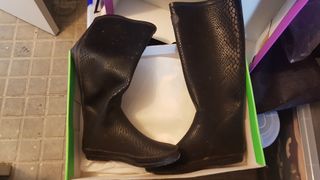 Botas de agua Giossepo negras con calaveras