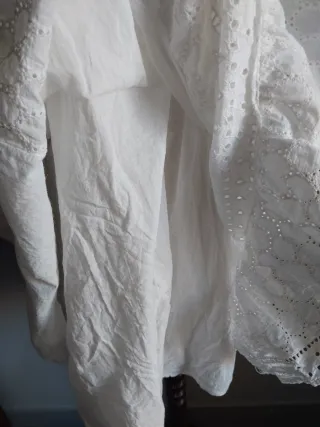 Vestido blanco estilo ibicenco talla M