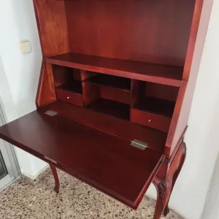 Escritorio secreto isabelino madera