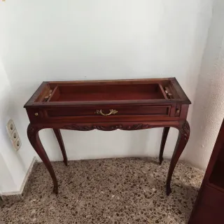 Escritorio secreto isabelino madera