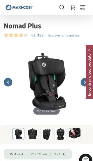 Cadeira Auto Maxi Cosi