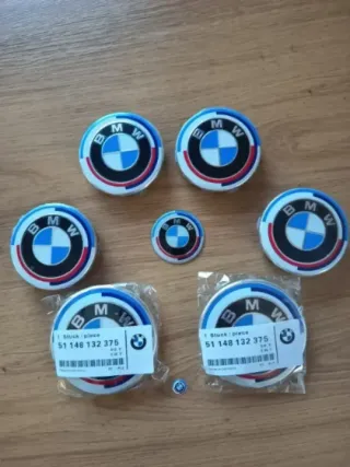 Kit 8 Logos BMW 50 Aniversario