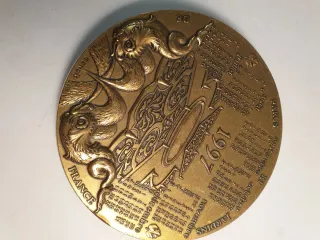 Medalla Calendario 1997 - Parques y Jardines