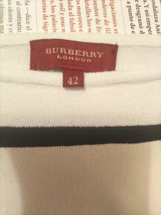 Jersey Burberry Rayas Talla 42