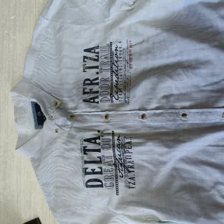 Camicia Canda a righe azzurre e bianche taglia L