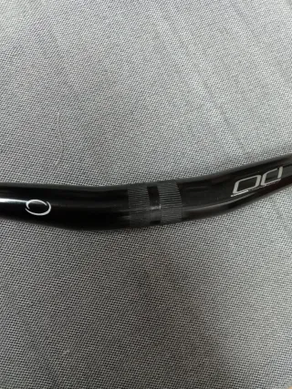 Manillar de bicicleta negro