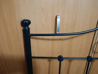 Cabecero de forja negro