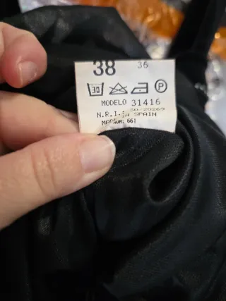 Vestido de fiesta largo negro