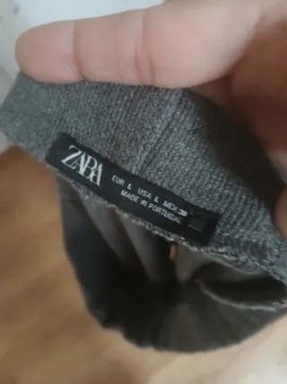 Falda larga punto Zara Talla L