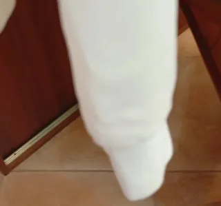 Cazadora blanca encaje mujer