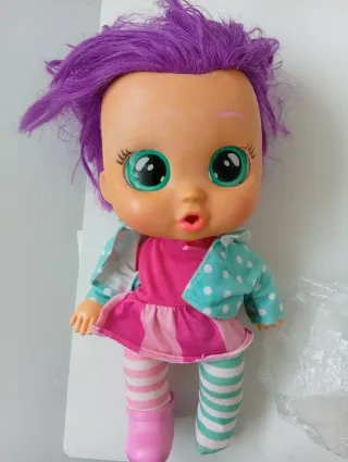 Muñeca Bebé Llorón Morado