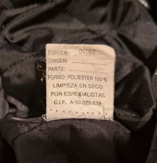 Cazadora de piel hombre