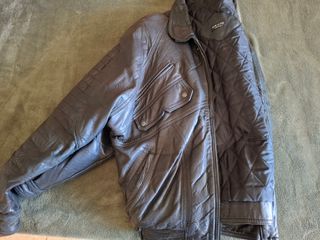 Cazadora de piel hombre