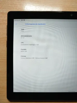 Tablet Lenovo TB-X505F 10 Negra