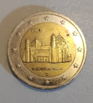 Moneda 2€ Alemania Niedersachsen 2014