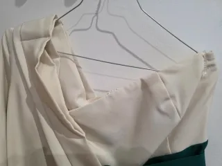 Vestido fiesta/evento verde L