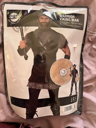 Disfraz Vikingo Guerrero Hombre Talla S