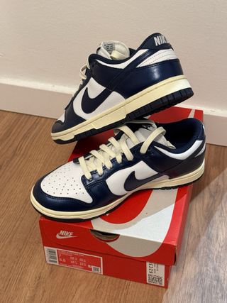 Nike Dunk Low PRM Azul Blanco