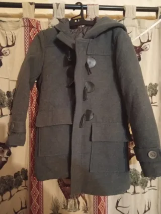 Chaqueta gris talla 10 niño