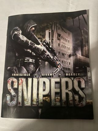 Manual Jogo PS3 Snipers