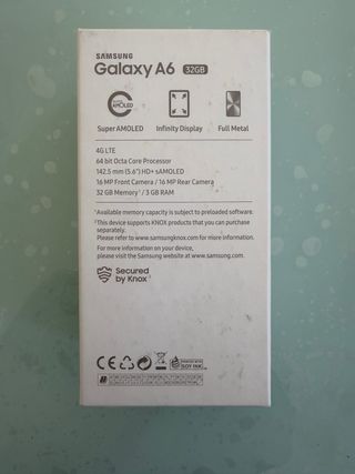 Samsung Galaxy A6 32gb Negro