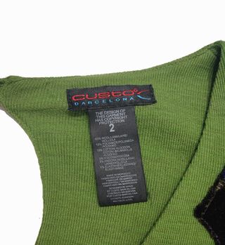 Custo Barcelona/ Vestido midi punto multicolor M