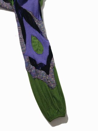 Custo Barcelona/ Vestido midi punto multicolor M