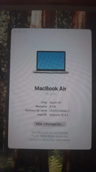 MacBook Air 2020 Plata