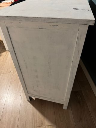 Cajonera o Comoda Blanca de Madera