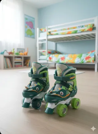 Patines dinosaurio NUEVOS Weskifan (30-33) + Luces