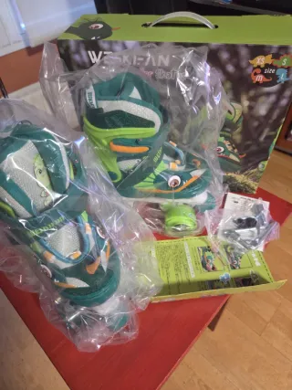 Patines dinosaurio NUEVOS Weskifan (30-33) + Luces