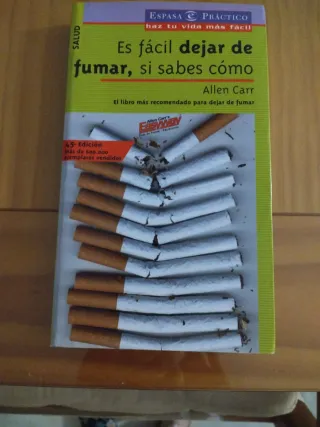 Libro dejar de fumar