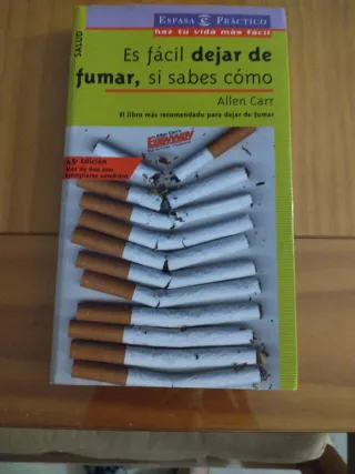 Libro dejar de fumar