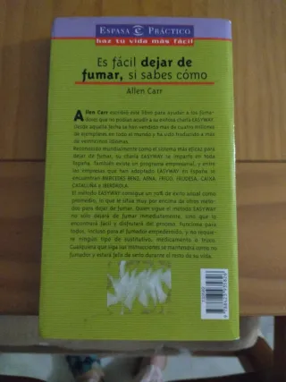 Libro dejar de fumar