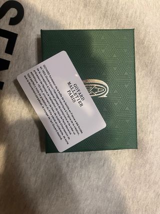 Portacarte goyard nero