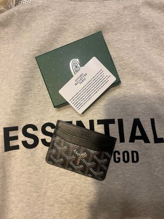 Portacarte goyard nero