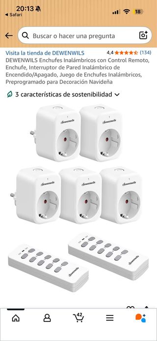 Enchufes Inalámbricos Control Remoto