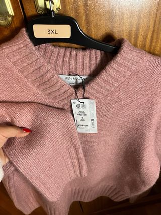 Jersey Primark Rosa Talla S