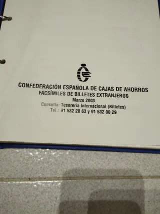 Facsímiles Billetes Extranjeros