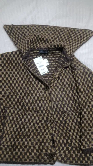 Chaqueta Zara punto gruesa M